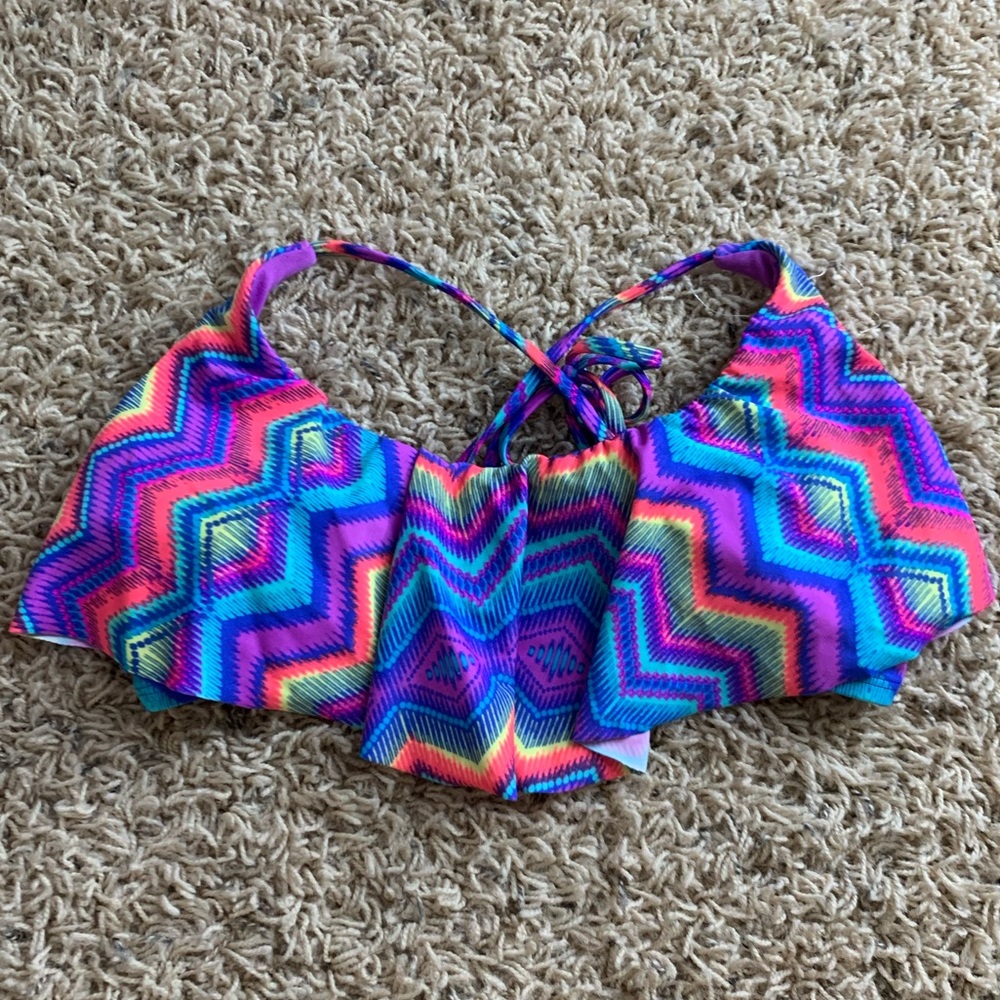 Neon swimsuit top